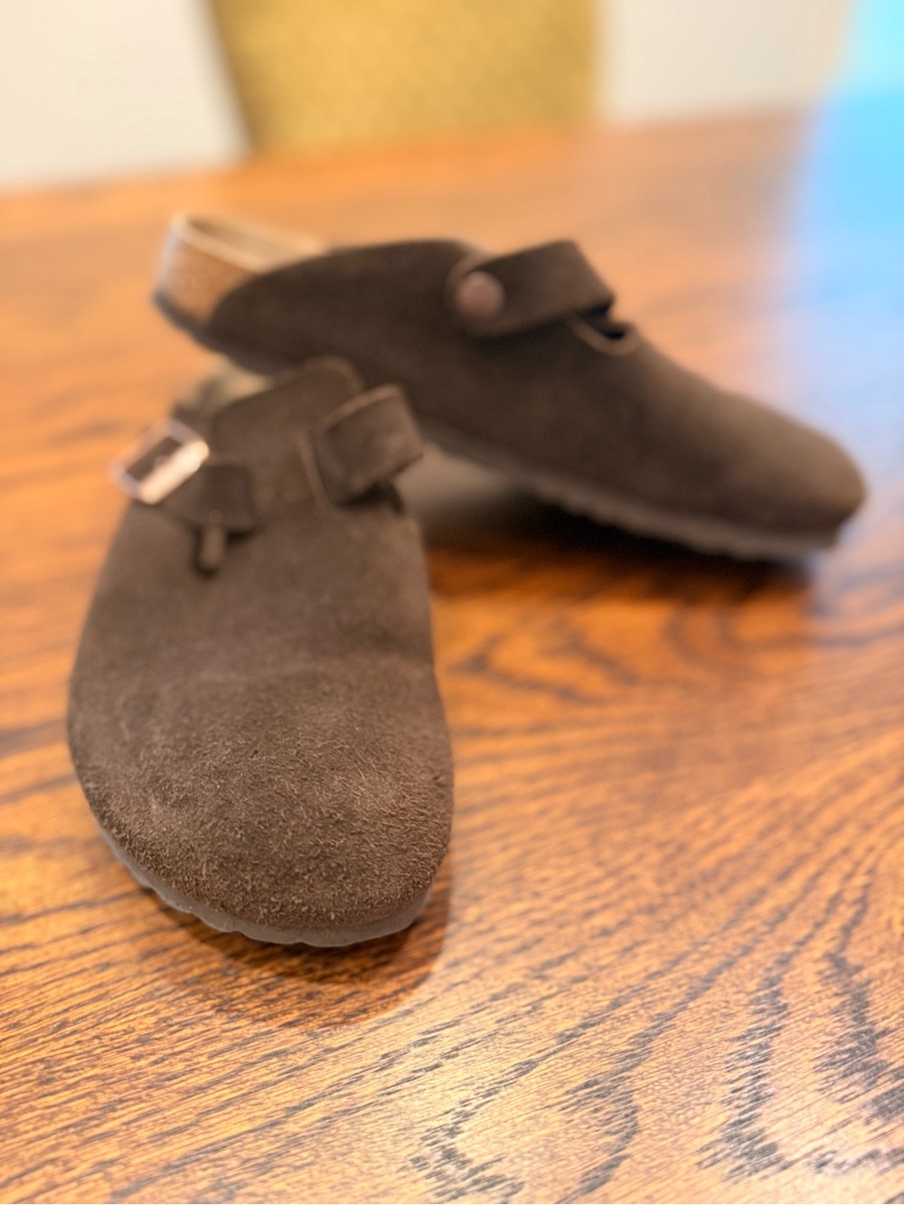 Women’s Birkenstock Boston Clogs Mocha SIZE 39